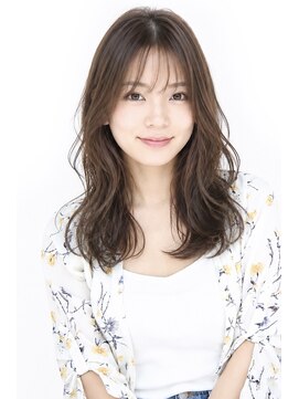 ソレイユ(Soleil) バイオレットアッシュカラーが可愛いセミロング