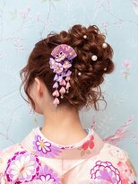 カワイイオオサカ ゆるふわシニヨンアレンジ