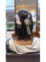 セルボーン&nbsp;カチモリ/ハーフアップ/ヘアセット/トレンド/リボン
