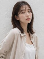 ミロアヴィタ 平尾(miroa vita)&nbsp;ダークブラウン 顔周りカット 20代 髪質改善 レイヤー