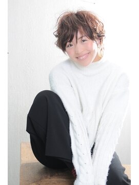 クート(ku-to) ゆるふわパーママッシュショート+イルミナカラー【南浦和/朝楽】