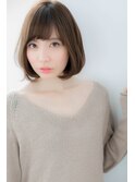 *LOREN*モーブカラー大人ボブ小顔くびれミディ