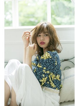 クレス 本川越店 キャラメルベージュのウエットルーズボブ