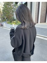 サク(Sac.)&nbsp;暗髪のブリーチなし大人気グレージュカラー　Sac.栃木優佑