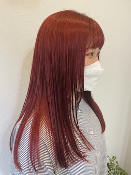 ヘアーリビングリコ 新潟笹口店(hair living Liko) cardinal red