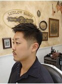 【LUDLOW BROS.】フェードカット アップバングショート