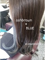 櫛の屋 デザインカラー☆Blue ash （el escondite  ゆっこ）