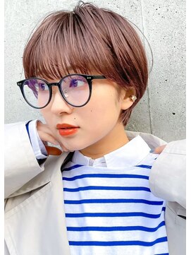 ガーデン オオタカノモリ(garden otakanomori) 大人可愛いベビーバングショコラベージュショート