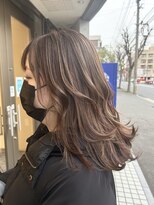 グランドール(Grandoll)&nbsp;セミロングレイヤー×コントラストハイライト