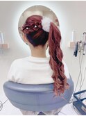 ポニーテール/心斎橋ヘアセット
