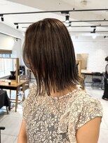 小森谷,髪質改善ストレートパーマ,黒髪,グレーベージュe 21