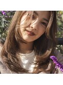 レイヤーカットブラウンベージュ＃LANTERN山科