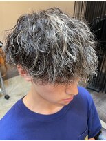 ジュンヌオム リンカラン(Jeune Homme LINGKARAN) 波巻きスパイラル×マッシュ×メッシュ