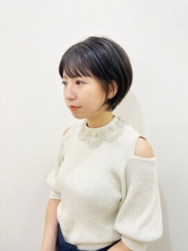 ニューライン 豪徳寺 山下(New-Line) ショートとボブの間丸みショートボブ