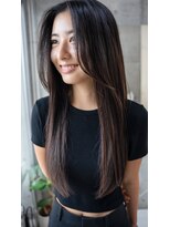 ホロン 池袋(HOLON)&nbsp;池袋HOLON【黒髪ローレイヤー前髪なし/レイヤーカット】