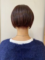 モリオ フロム ロンドン 成増店 【morio成増/一戸】刈り上げショートカシスレッドカラー