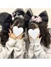 学生限定、盛り髪クーポン　￥3,520