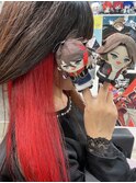 にじさんじ 三枝明那 インナーカラー レッド 赤 アニメカラー