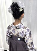 お団子/参列ヘア/お呼ばれヘア/結婚式/卒業式/小学生