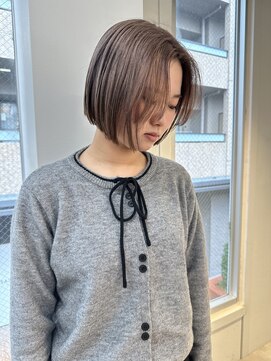 エムサロン 高崎あら町テラス店(emusalon) ［rena］1～2ブリーチでつくるラベンダーベージュ