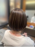 大人の白髪ぼかしハイライト