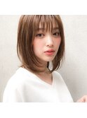 シースルーシャギーレイヤーカットシースルーで薄く