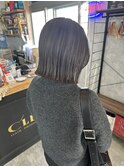 那覇美容室/おもろまち美容室/透明感カラー/ぱつっとボブ/ボブ