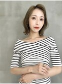 ショート ボブ インナーカラー 韓国風5611