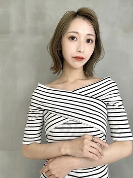 ロンド ジュルード 名古屋(Lond jeloud) ショート ボブ インナーカラー 韓国風5611