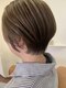 ラミール ヘアー ドレス(lamiell Hair Dress)の写真/おしゃれを楽しむ《脱白髪染めハイライト》色持ちの良さと色味にこだわった白髪染めがグレイ世代に好評◎