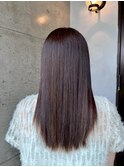 全体染めロング＋髪質改善トリートメント