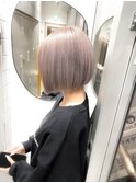 ホワイトカラー/ハイトーンカラー/ボブ/髪質改善/縮毛矯正/新宿
