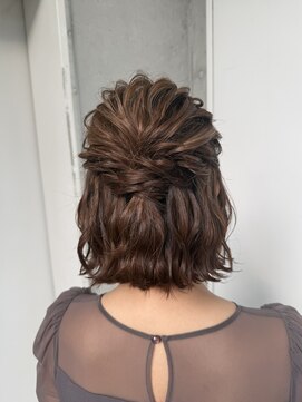 スタジオカラー(Studio Color) ボブハーフアップアレンジ