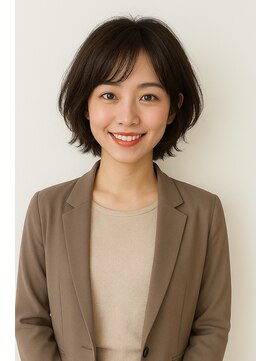 ヘアーディープ(hair deep) ショート×ダークアッシュ