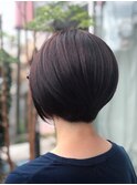 お手入れ簡単ショートボブ