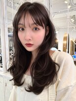 レイラバイアフロート 吉祥寺(Lila by afloat)&nbsp;レイヤーカット/顔まわりカット/おくれ毛カット/ラベンダー