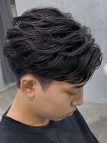 エデアンホンテン メンズサロン(EDEAN 本店 (旧:EDEAN 上通)) 熊本フェザーパーマ 刈り上げセンターパート MEN'S HAIR