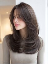 ダル 渋谷/表参道(DAL.)&nbsp;レイヤーカット髪質改善カラー透明感カラー顔まわりカット