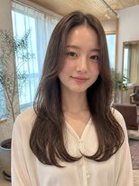 カランエノエル(Calin et Noel)&nbsp;艶髪ロングレイヤー顔周りレイヤー小顔カット髪質改善ロング
