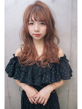 ミシェリー(misherry) ♪misherry　ゆうこりん風♪　斜めバングのフェザーロング♪