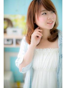 ミック ヘアアンドビューティー 大山店(miq  Hair&Beauty) ラフなカールで♪抜け感ガーリー