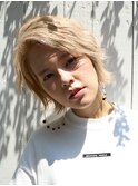 【STUD】ラフウェーブ×柔らかブロンドヘア