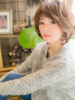 カバーヘア ブリス 大宮西口(COVER HAIR bliss)&nbsp;オン眉斜めバングくせ毛風小顔ウルフショートg大宮20代30代40代!