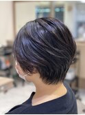 襟足スッキリショートスタイル