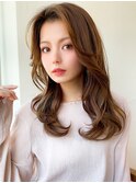 韓国風/シースルーカラー/艶カラー/ベージュカラー