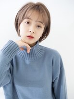 デイジー インデックスヘア 大島店(DAISY index hair) シアーベージュ クリアグレージュ Aバング ひし形シルエット