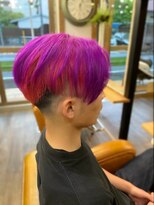 トルチェ(toRtue) 韓国風カラー ツーブロック前下がり