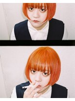 フィルム(film)&nbsp;ダブルカラー　オレンジ　ショート