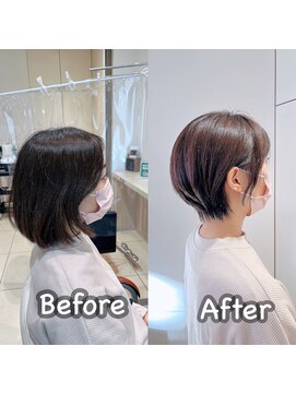 アッシュ 分倍河原店(Ash) ボブからの春ショート