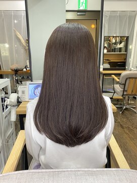 ヘアアンドメイク スタジオ ミムロ(HAIR&MAKE STUDIO MIMURO) グレージュ・髪質改善カラー・ローレイヤー